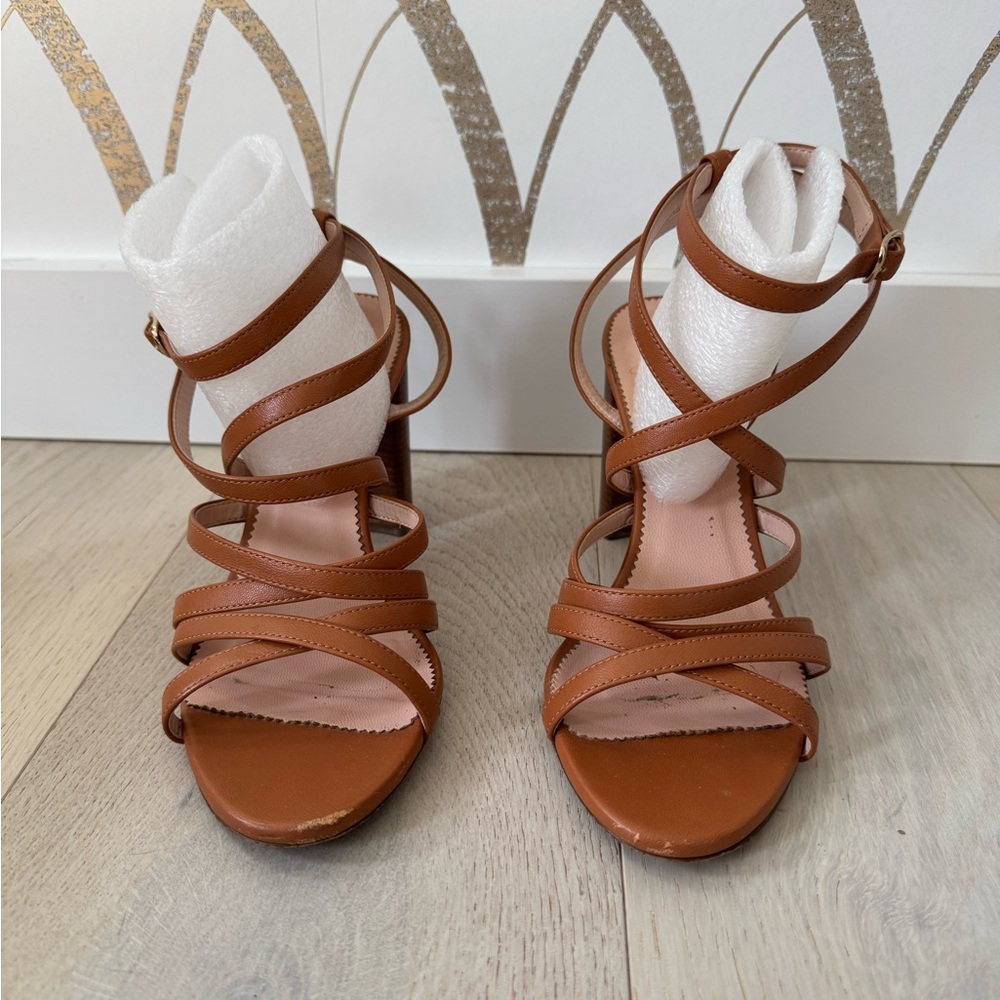 J. Crew Brown Strappy Sandals